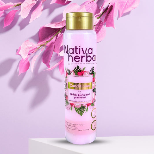 Nativa Herbal Onion, Biotin Conditioner x 550ml
