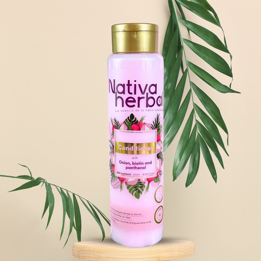 Nativa Herbal Onion, Biotin Conditioner x 550ml
