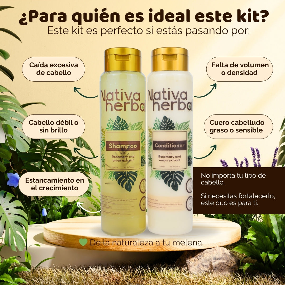 Rosemary Shampoo and conditioner for grow hair