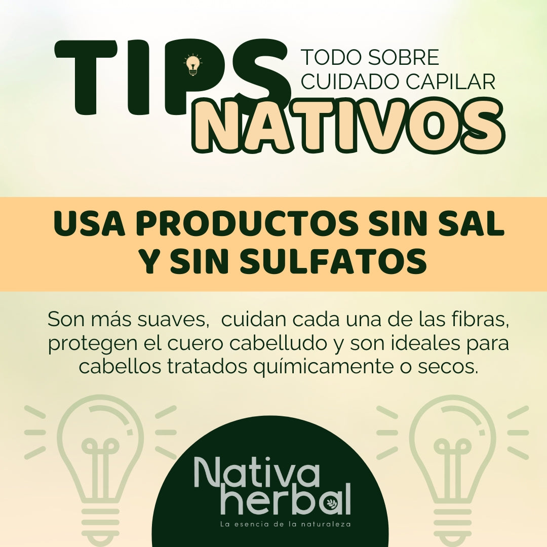 Nativa Herbal Anticaida Hair Loss Kit - Shampoo Conditioner & Tonic with Rosemary Onion Extract and Honey for Hair Care