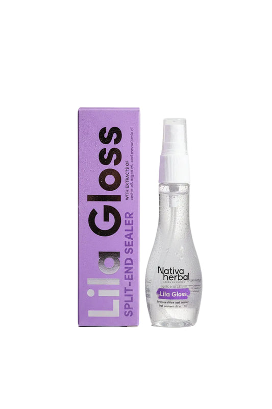 Nativa Herbal Lila Gloss Hair end sealer with castor oil x 60ml