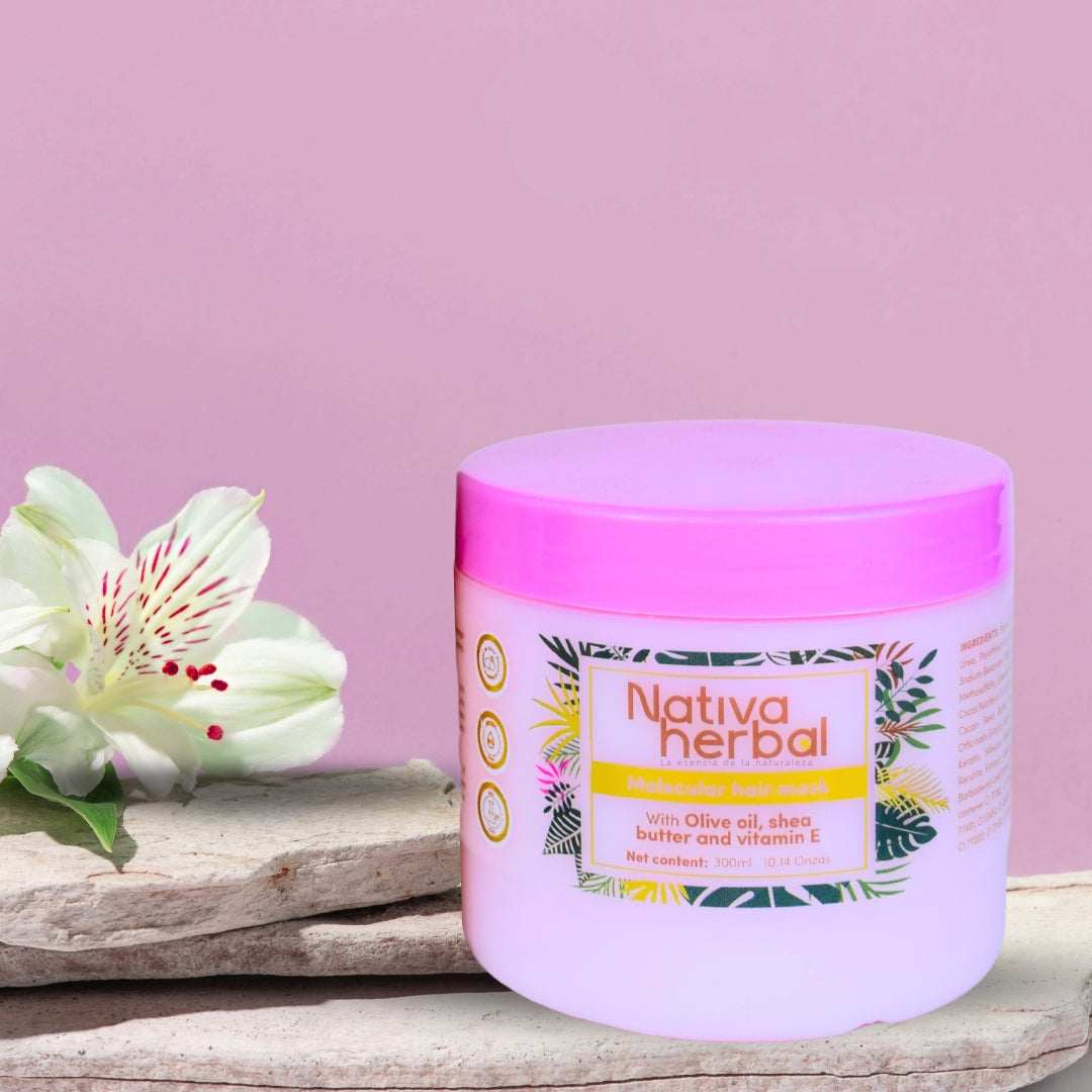 Nativa Herbal Molecular Mask for Hair repair