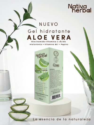 Nativa Herbal Aloe Vera Gel with hyaluronic acid