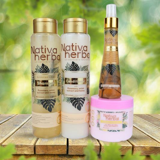 Nativa Herbal Bundle Anti-Hair Loss and Total Reconstruction