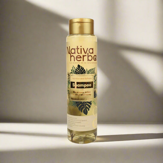 NATIVA HERBAL ONION , ROSEMARY SHAMPOO 550 ML.