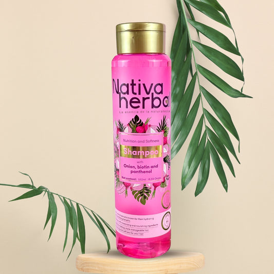 Nativa Herbal Onion, Biotin and Panthenol Shampoo x 550ml