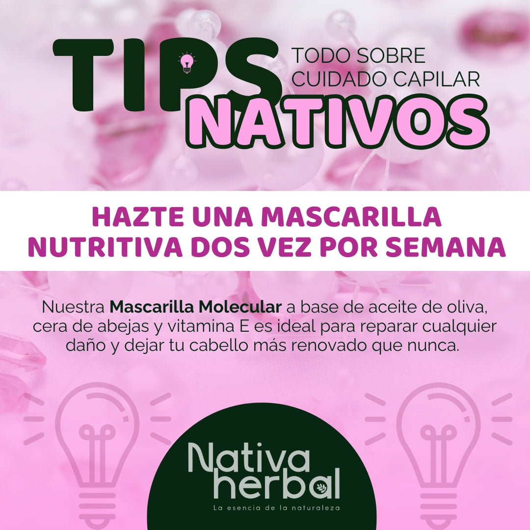 Nativa Herbal Anticaida Hair Loss Kit - Shampoo Conditioner & Tonic with Rosemary Onion Extract and Honey for Hair Care