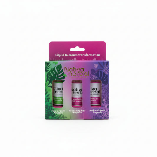 Hair Elixir: Hair Growth, Anti-Hair Loss, and Hydration Ampoules — 3-Day Routine.