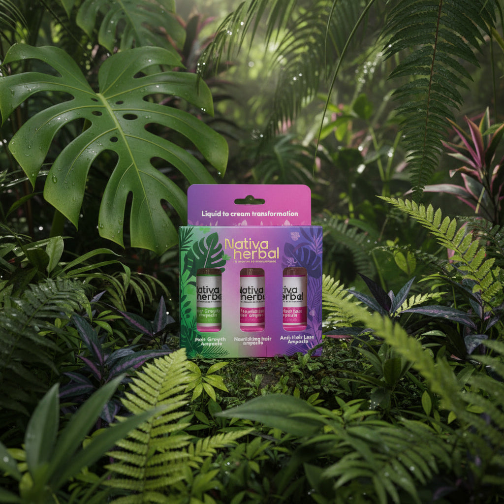 Hair Elixir: Hair Growth, Anti-Hair Loss, and Hydration Ampoules — 3-Day Routine.