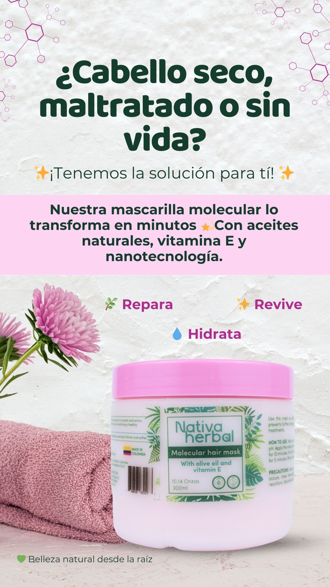 Nativa Herbal Molecular Mask - NATIVA HERBAL