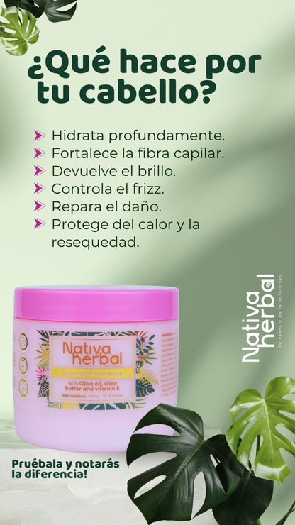 Nativa Herbal Molecular Mask for Hair repair