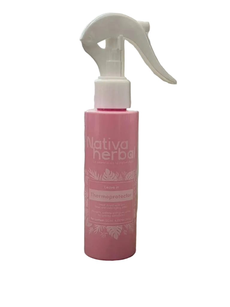 Nativa Herbal Thermoprotector Anti-Frizz Moisturizing Detangler Haircare 120ml for Smooth & Manageable Hair