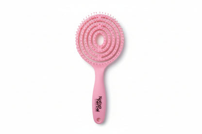 Nativa Herbal Detangling Brush - Elegant Rectangular Design for Effective Hair Care Unisex Tool 9x3x0.3 Inch