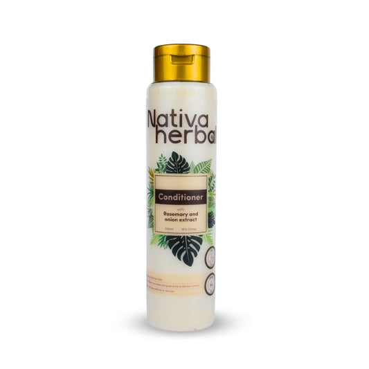 NATIVA HERBAL ROSEMARY CONDITIONER WITH ONION EXTRACT 550 ML - NATIVA HERBAL