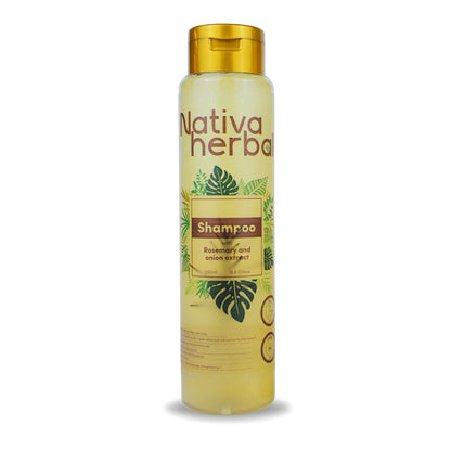 NATIVA HERBAL ONION , ROSEMARY SHAMPOO 550 ML. - NATIVA HERBAL