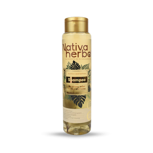 NATIVA HERBAL ONION , ROSEMARY SHAMPOO 550 ML.